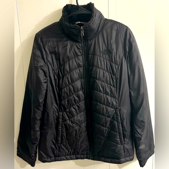 The North Face Women’s Medium Black Puffer Collared Jacket - Picture 1 of 4